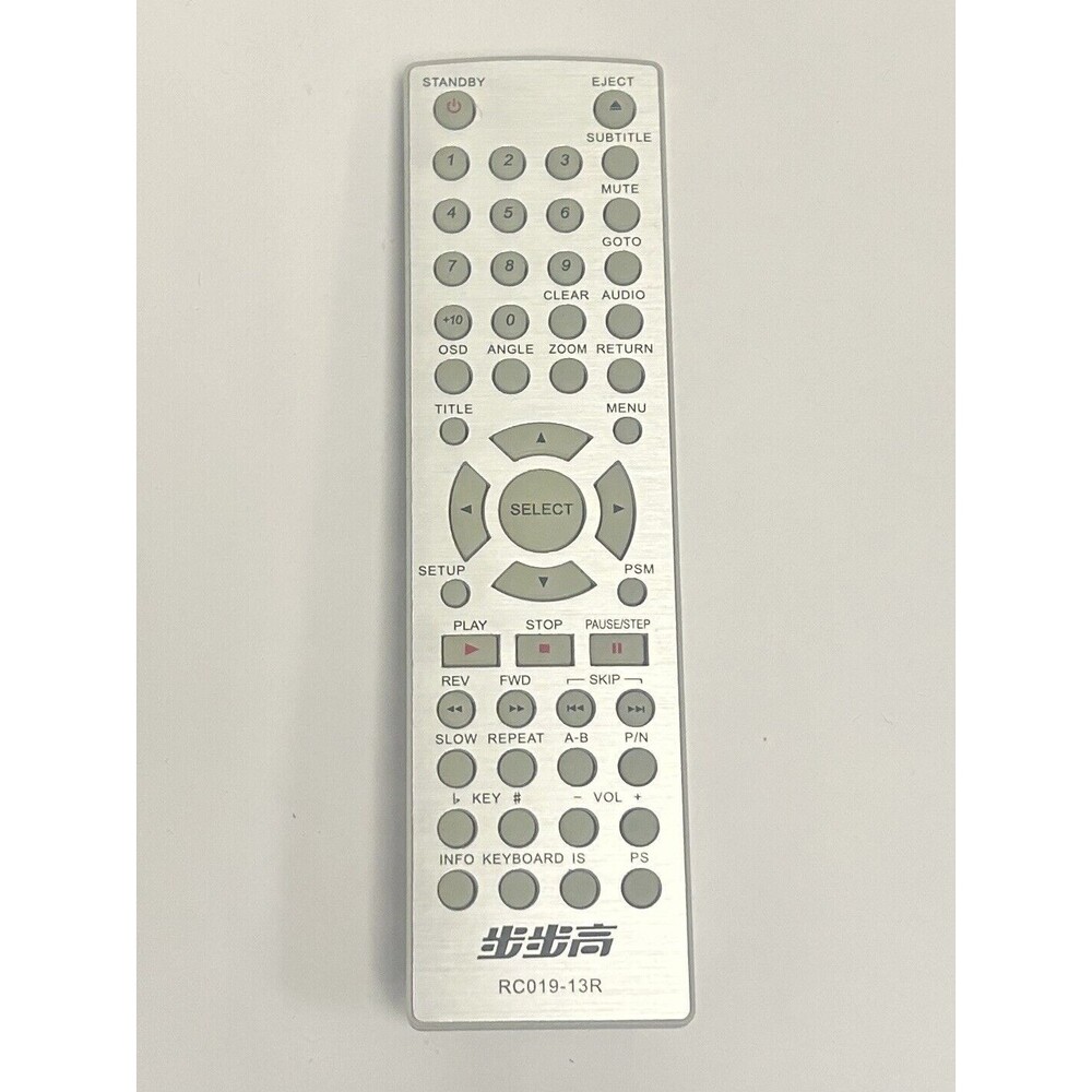 Genuine Original BBK RC019-13R BACKGAMMON DVD Remote Control Tested